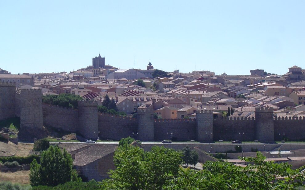 Les remparts d'Avila, en Espagne