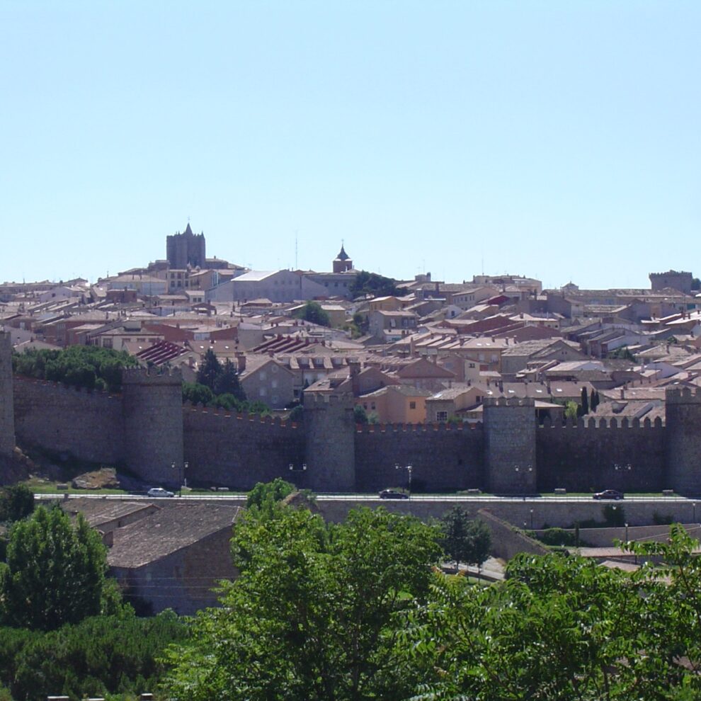 Les remparts d'Avila, en Espagne